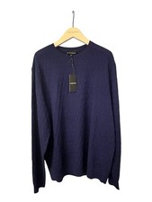 Emporio Armani Virgin Wool Op-Art Pullover - SizeXXL