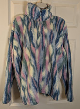 Eddie Bauer, Women's, Multi Colored, 1/4 Zip Pullover, Size XXL
