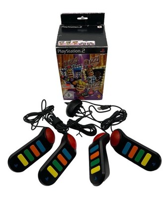 Buzz! Triple Pack Quiz - Buzzer Controller Sony PlayStation 2 PS2 | OHNE SPIELE