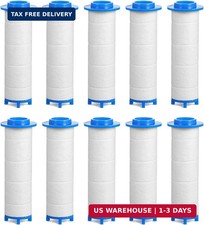 10PCS Shower Head Filters, 2.76x0.95in Showerhead Filters PP Cotton Replacement