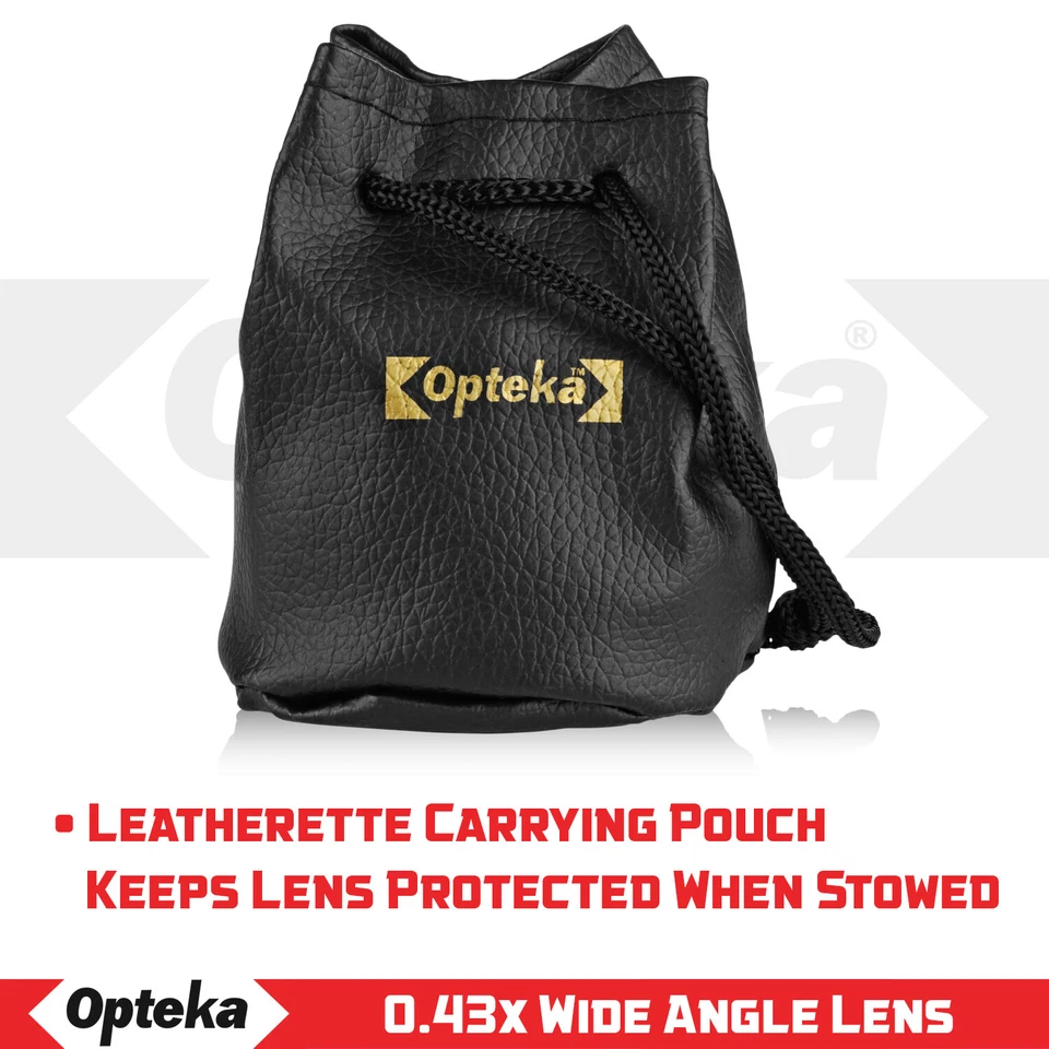 Opteka 58mm 0.43X HD Super Wide Angle Lens with Macro For Canon EOS DSLR Cameras - Image 4 of 4