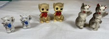 VTG LOT Salt & Pepper Shakers Elderly Cat, An...
