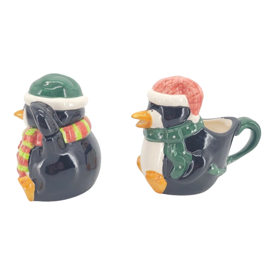 Home Trends Asas de Cerámica Multicolor Festivo Pingüino Azúcar y Crema Juegos Foto 4 de 4