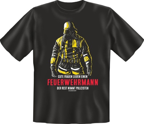 Uomo Pompieri T-Shirt Pompiere Divertenti Sprüche-t-shirt Geburtstag-Geschenk - Foto 7 di 10