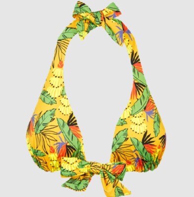 Vilebrequin Bikini Top / Women s / Flower / Curry Yellow / RRP £110