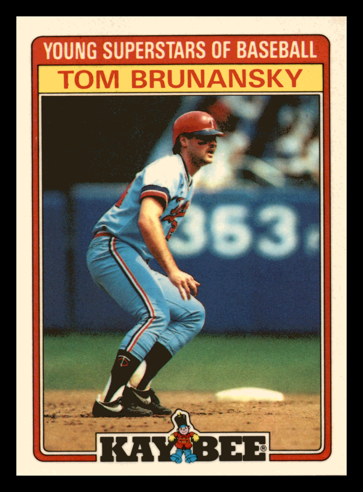 1986 Topps Kay-Bee Young Superstars of Baseball Tom Brunansky  #4