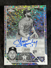 2023 Topps Chrome MINI DIAMOND REFRACTOR ROOKIE AUTO David Hensley SSP, item 1
