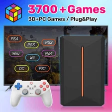 JMachen Lbox 500GB Game Hard Drive with 3700+ PC/3D Games Retro Game Console for