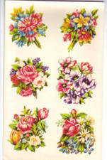 DDR Abziehbilder Schiebebilder Blumen 06