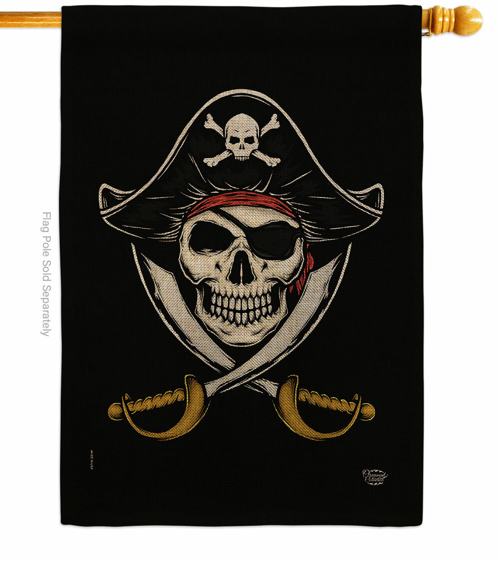 PIRATES FLAG ◆キャディバッグ プレミアムモデル 中古美品 希少 Pirates Garden Flag Coastal Pirate Decorative Small Gift Yard