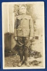 US Army Dough Boys WW1 real photo postcard RPPC AZO stamp block ID