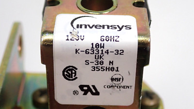 Solenoid Water Inlet 120V -  10W Invensys K-63314-32
