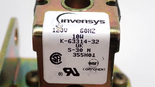 Solenoid Water Inlet 120V -  10W Invensys K-63314-32