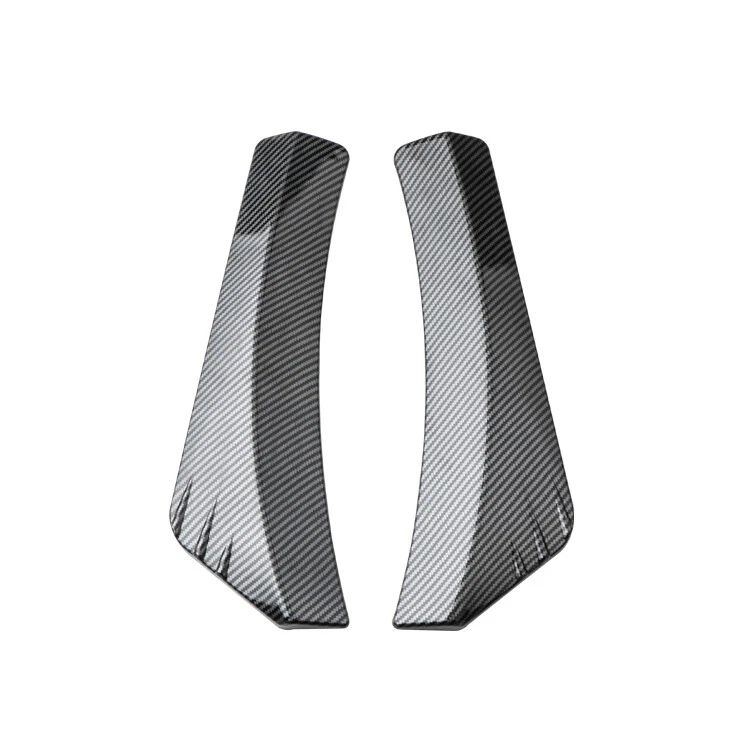 2 peças acessórios de carro para-choque automático spoiler traseiro difusor divisor de lábios protetor - Imagem 3 de 4