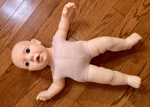 Vintage Real Baby Doll J Turner 20” Hasbro 1984 Weighted Needs TLC