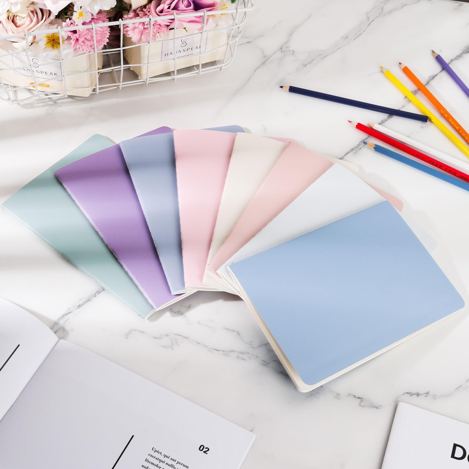 Ddaowanx 48 Pack Colorful Notebooks, Journals in Bulk, Lined Paper Sketchbook...