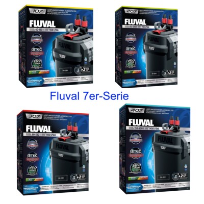 *Fluval 7er-Serie, Außenfilter 107 + 207 + 307 + 407  von 40 Liter bis 500 Liter