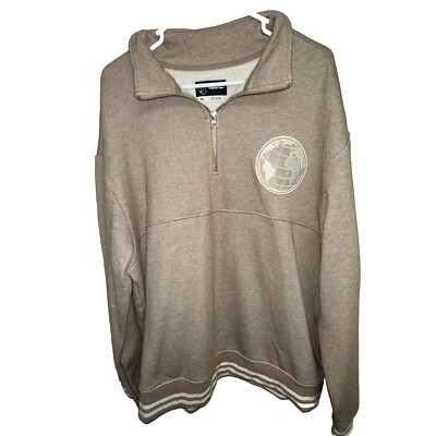 Original Use Men s Beige  Colorblock Sweatshirt Size XL