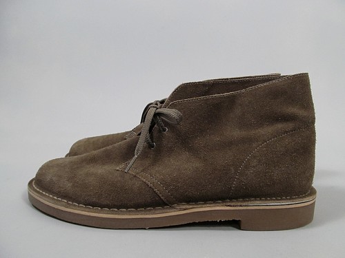 Clarks Bushacre 3 Chukka Boots Sand Suede Leather Mens 11 M Brown - 第 4/11 張圖片