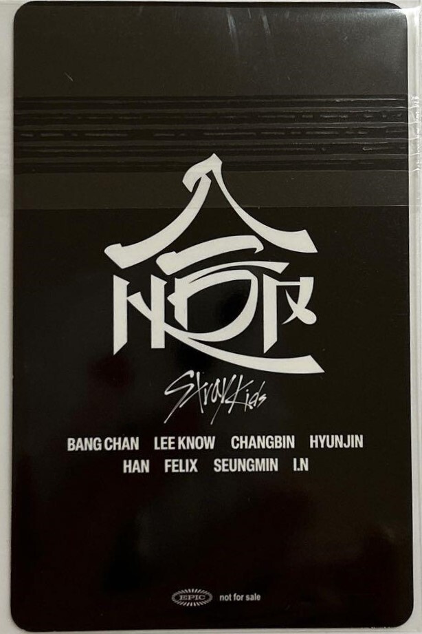 Stray Kids 合 (HOP) Sony Music Benefits Official Photocard Photo
