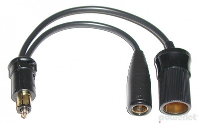 NEW Powerlet Straight to Cigarette & Powerlet Socket Y Cable PAC-029 ...