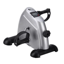 Mini Exercise Bike Under Desk Stepper Arm/Leg LCD Display Fitness Cycle Bike