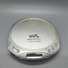 Vintage Sony Portable Walkman CD Player D-E220 ESP Max Silver PARTS ONLY