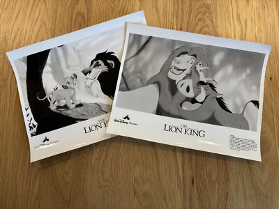 The Lion King Two Original Publicity Photos 1994 10 x 8 inches 