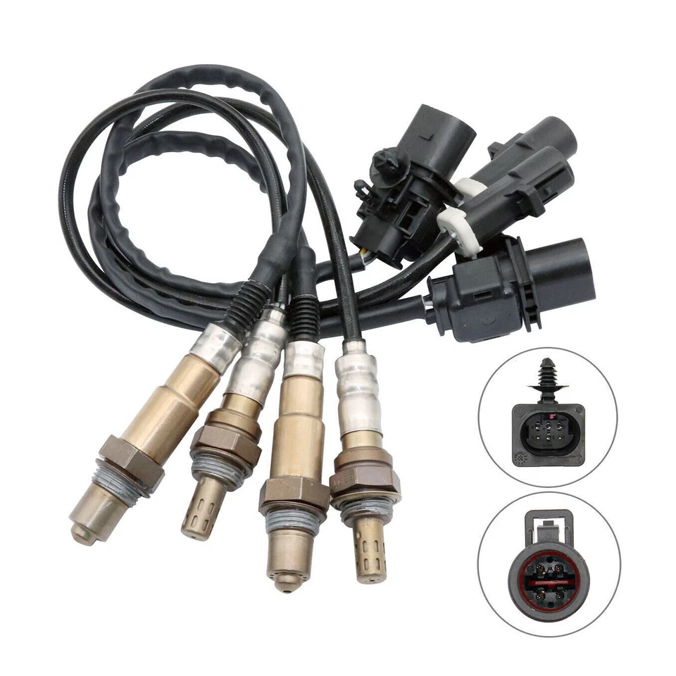 Sensor de oxígeno aguas arriba+aguas abajo 4 piezas para Ford Flex 2010 Ford Edge Lincoln MKT 2009 Foto 4 de 4