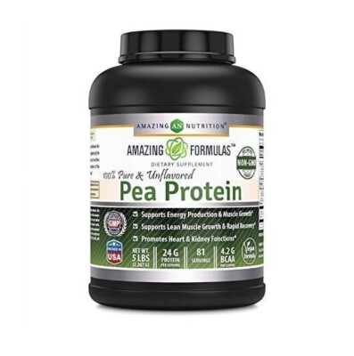 Amazing Formulas Pea Protein | 28 Grams Protein | 2 Lb.         E3