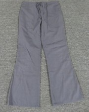 Cherokee Workwear Scrub Pants Womens XS Gray Drawstring Waist Pockets