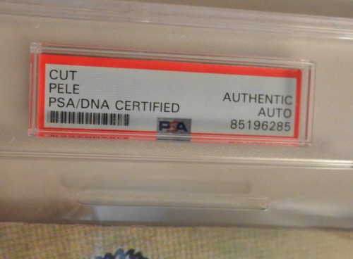 Amazing 2 sided PELE Autograph PSA/DNA Authenticated #85196285 - Picture 3 of 6