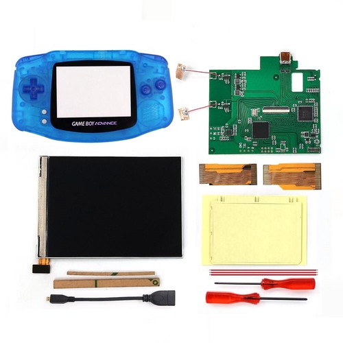 GBA V2 IPS Backlight LCD HDMI-Compatible Output Retro Pixel Kit+Colorful Buttons - Picture 41 of 70