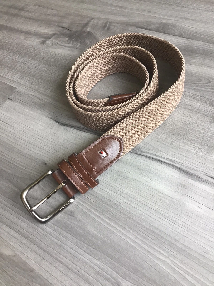 Tommy hilfiger men's braided belt cheap