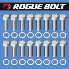 BBC EXHAUST MANIFOLD BOLTS HEX STAINLESS STEEL KIT BIG BLOCK CHEVY 396 427 454