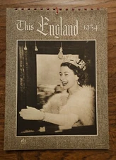 THIS ENGLAND 1954 - Calendar - Vintage - Great Britain - History