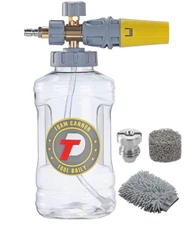 Wide Mouth Foam Cannon Adjustable Blaster Snow Foam Lance with M22 1/4 Con, 1.1