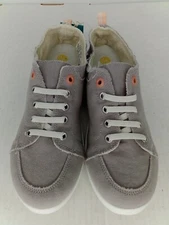 Vionic Women's Pismo Casual Supportive Sneakers, Light Grey, 8.5 M US