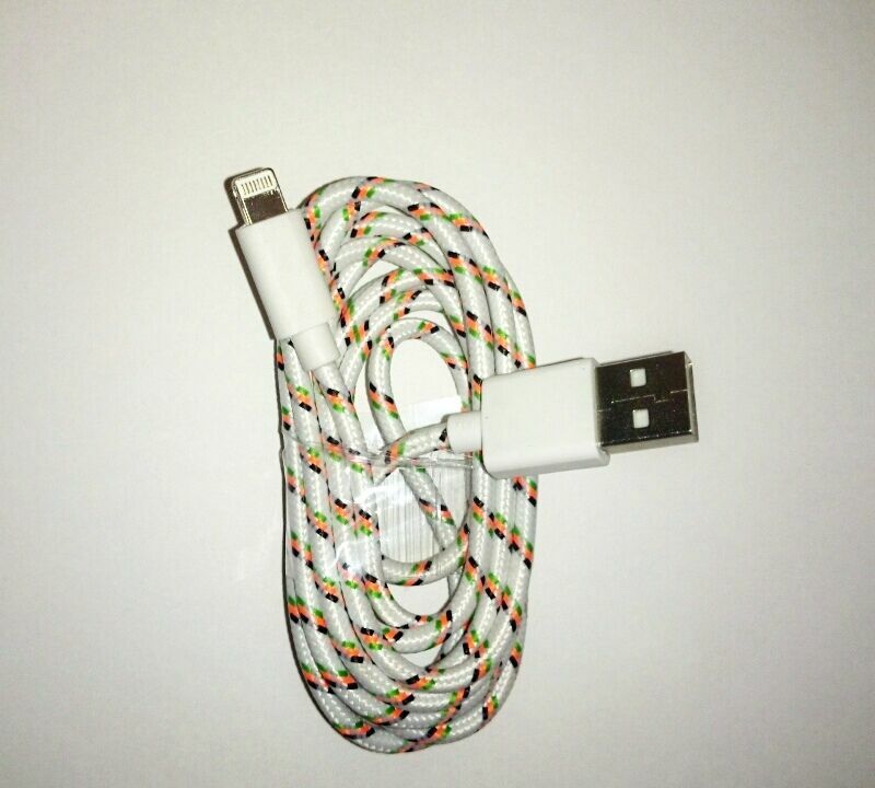 Long USB Cable for iPhone 11 X 7 6S 6 5S 5C 5 Data USB Charger 2M Extension Lead