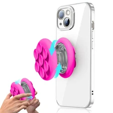 Suction Cup Phone Case Mount Double-Sided Silicone Sticky Phone Stand Holder
