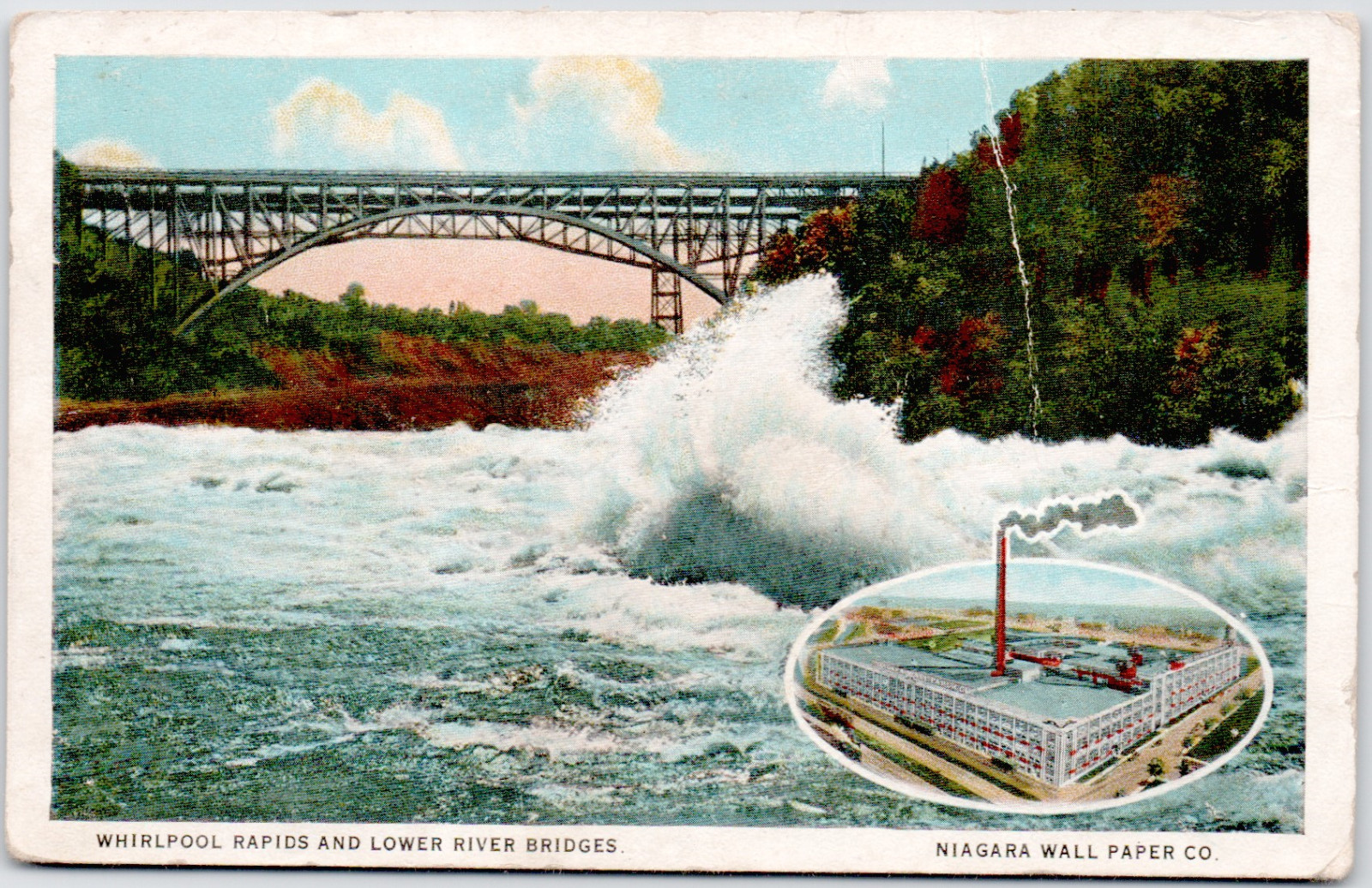 Niagara Wall Paper Company Blue Ribbon Wall Paper Advertise 