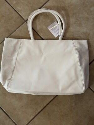 Jimmy Choo Perfumes Tote Bag White Ivory Large Women's