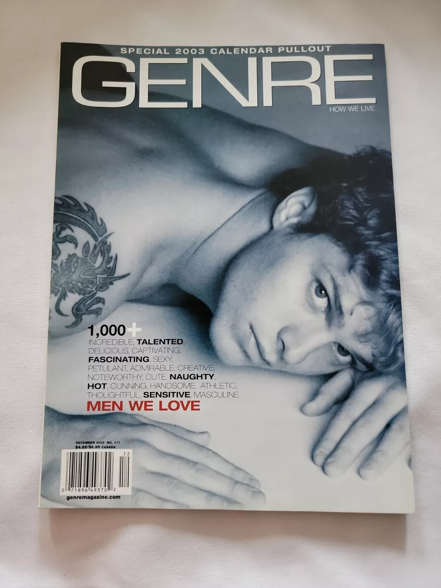 2002 December Genre magazine Special 2003 Calendar Pullout Men we love  (CP81) | eBay