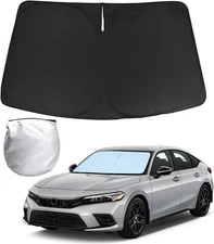 For 2022-2025 Honda Civic Front Windshield Sun Shade UV Heat Block Visor Cover