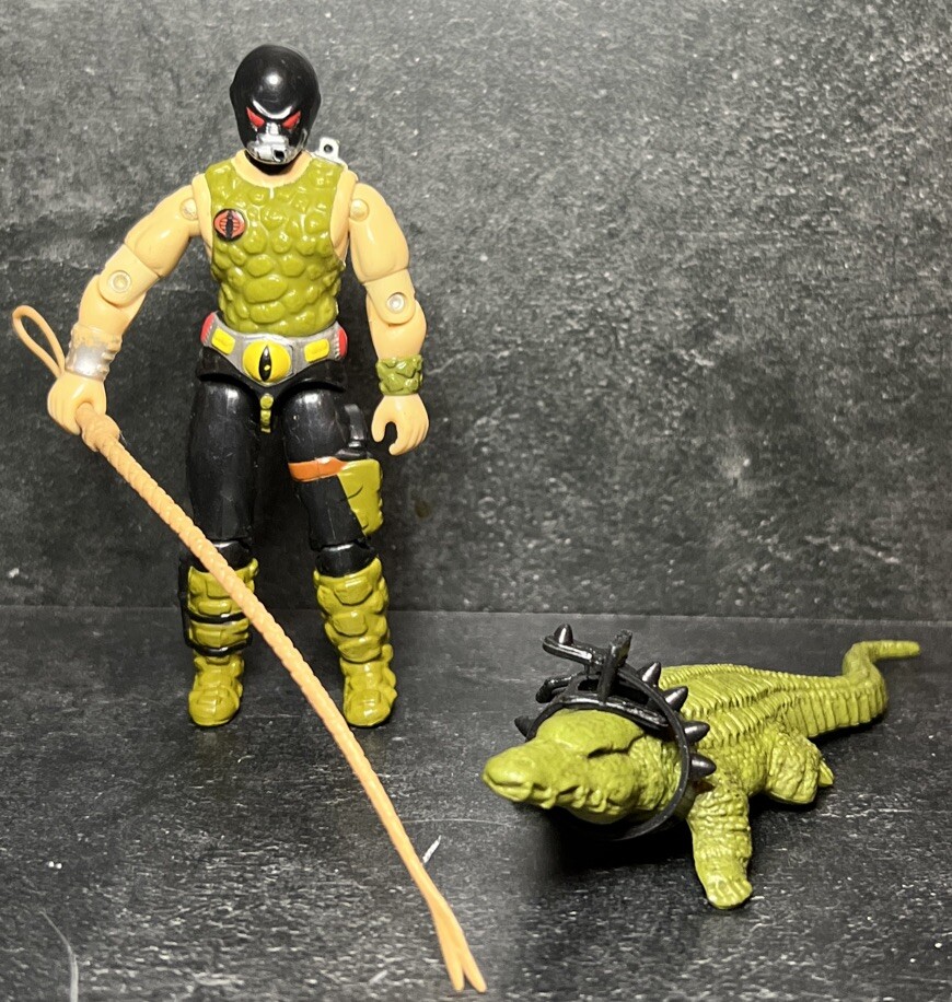 G.I.. Joe Cobra Croc Master Vintage Loose Nice Shape Almost Complete
