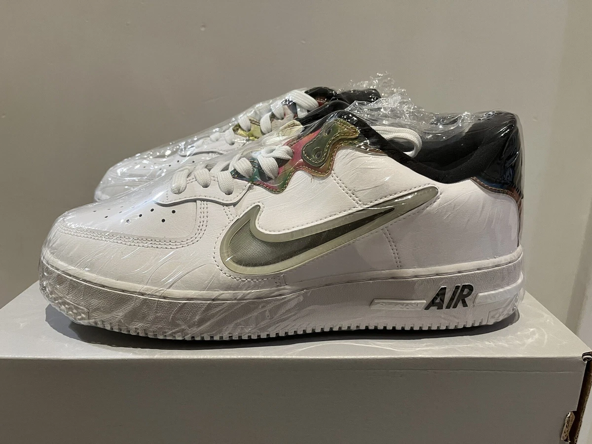 Nike Air Force 1 React White Iridescent for Sale | Authenticity