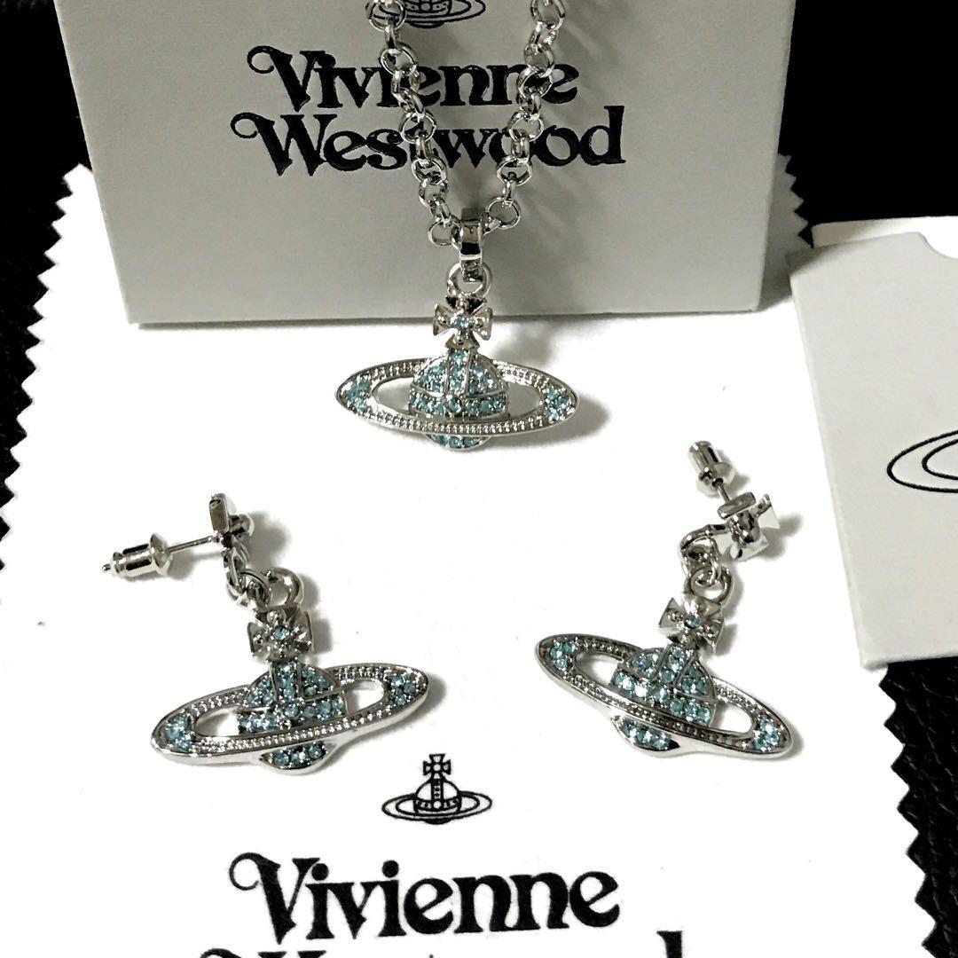 アクセサリー vivienne westwood orb zirconia earring Vivienne Westwood Embellished Orb-plaque Earrings | Silver