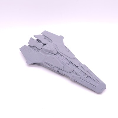 Federal Corvette  - 1'', 3'', 6'' or 12'' Model - Custom Space Ship Sci-Fi Elite