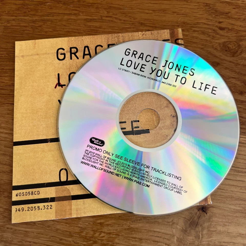 GRACE JONES, Love You To Life, CD Promo, 2010 - Bild 2 von 3