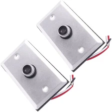 2-Pack Photocell Thermal Type Light Sensor w/Wall Plate Dusk Dawn Wire-in Switch